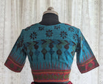 Load image into Gallery viewer, Jalatarangini Kalamkari with Kutch Embroidered Blouse
