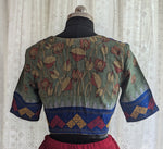 Load image into Gallery viewer, Mrunalini Kalamkari with Kutch Embroidered Blouse
