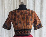 Load image into Gallery viewer, Rudrapushpa Kalamkari with Kutch Embroidered Blouse
