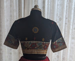 Load image into Gallery viewer, Kusuma Kalamkari with Kutch Embroidered Blouse
