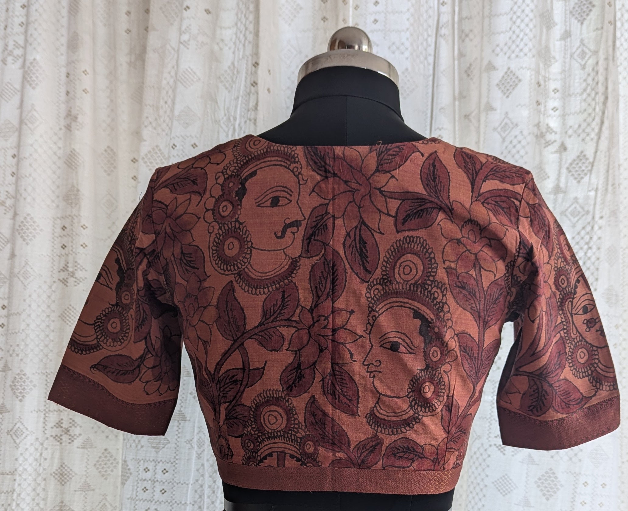 Darbar Elegance Kalamkari Blouse