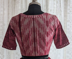 Load image into Gallery viewer, Deep Maroon Shibori with Kutch Mirror work
