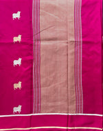 Load image into Gallery viewer, Kamdhenu Pink Handwoven Silk saree
