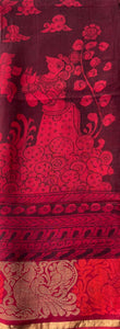 Maheshwari Silk Dupatta (DPT-SL-CR-0020)