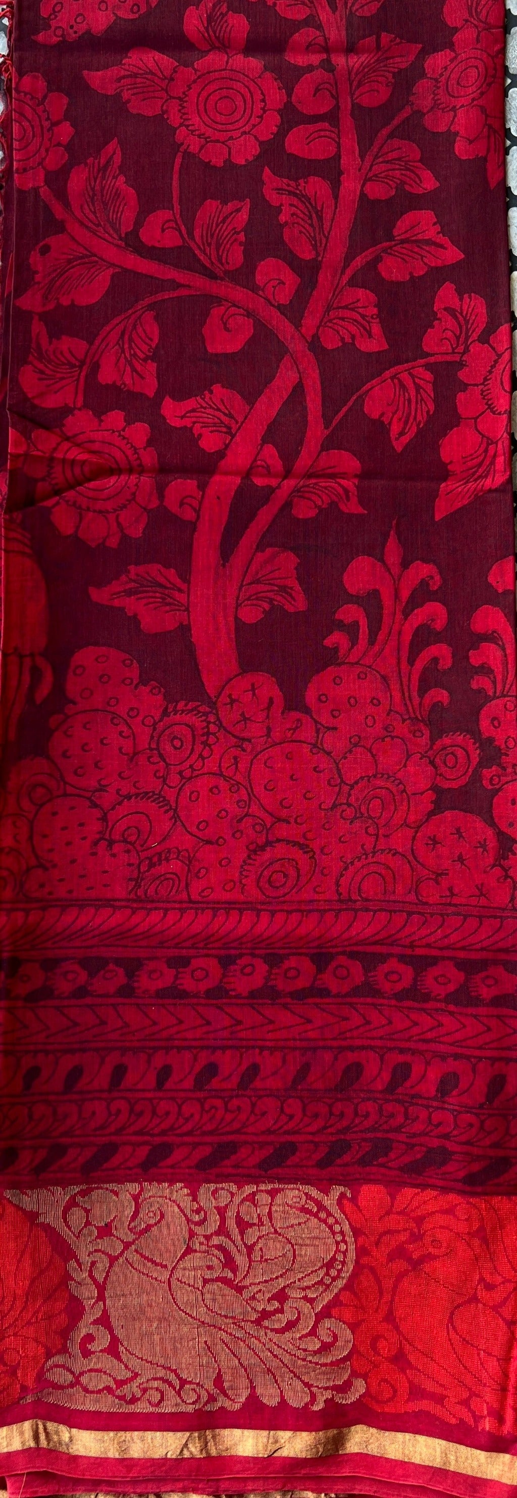 Maheshwari Silk Dupatta (DPT-SL-CR-0020)