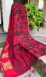 Load image into Gallery viewer, Maheshwari Silk Dupatta (DPT-SL-CR-0022)
