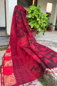 Maheshwari Silk Dupatta (DPT-SL-CR-0023)