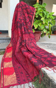 Maheshwari Silk Dupatta (DPT-SL-CR-0026)