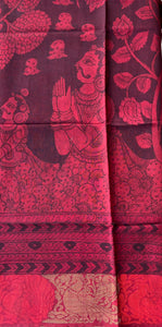 Maheshwari Silk Dupatta (DPT-SL-CR-0025)