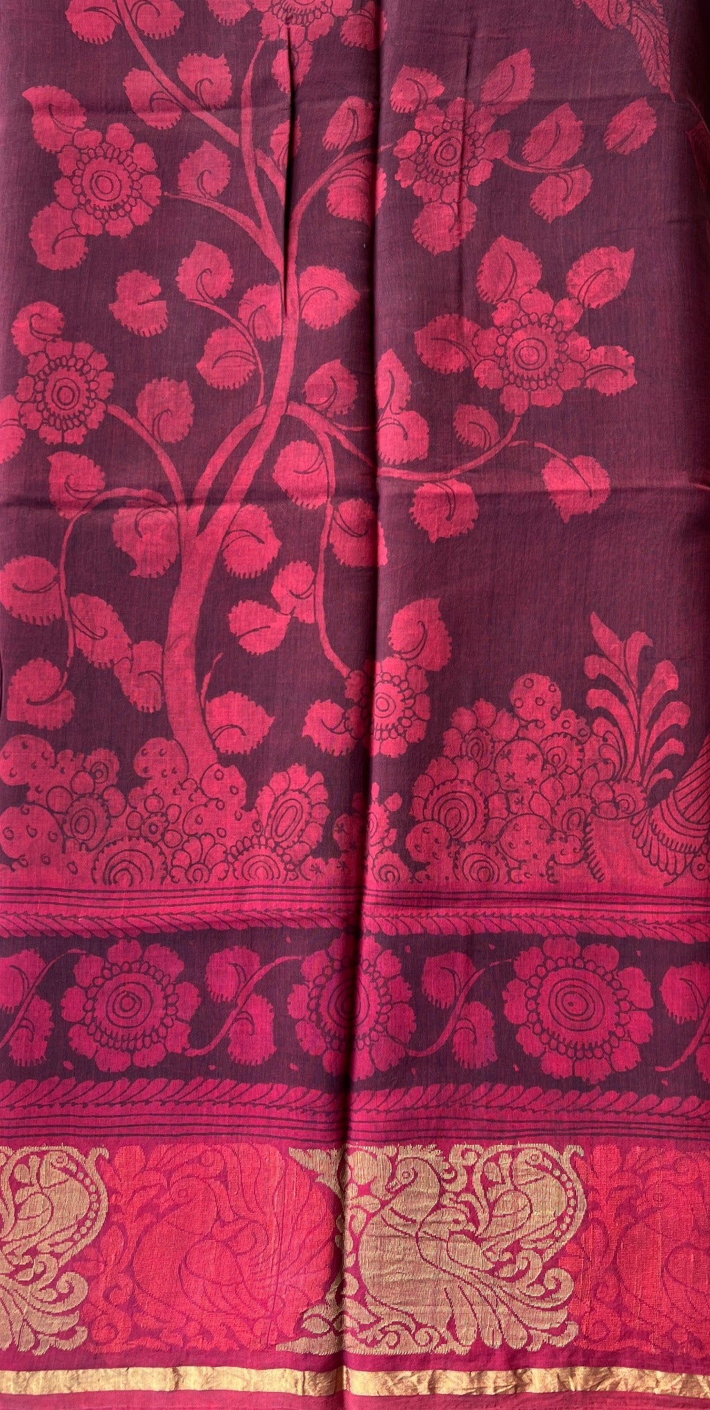Maheshwari Silk Dupatta (DPT-SL-CR-0031)