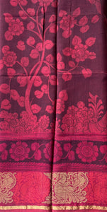 Maheshwari Silk Dupatta (DPT-SL-CR-0031)