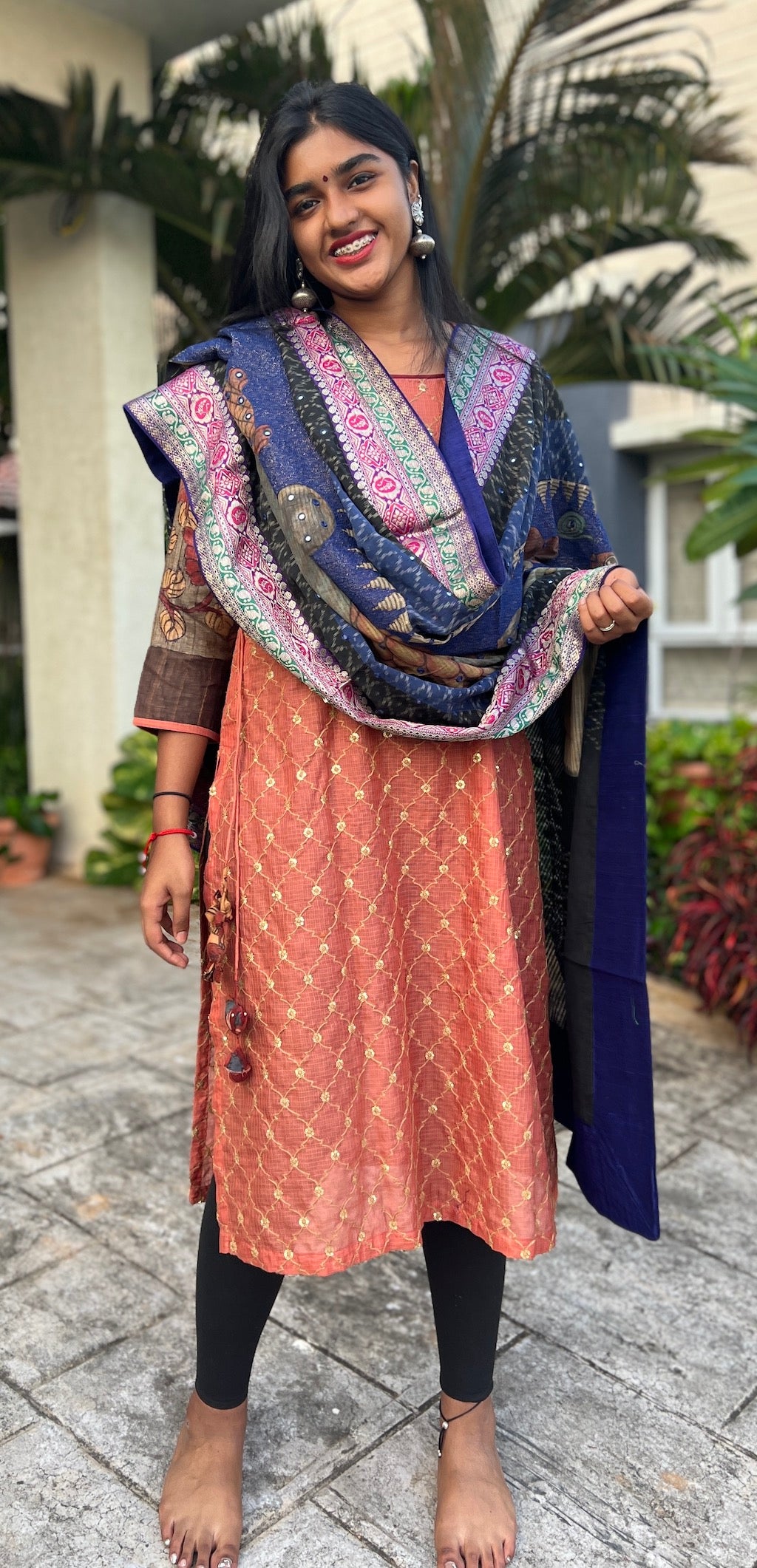 Kurta: Kota with sequins (KR-CT-ASR-0004)