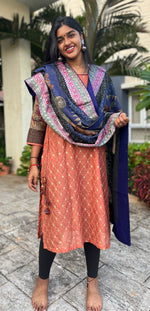 Load image into Gallery viewer, Kurta: Kota with sequins (KR-CT-ASR-0004)
