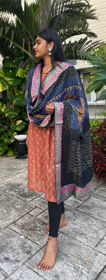 Load image into Gallery viewer, Kurta: Kota with sequins (KR-CT-ASR-0004)
